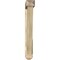 Ekena Millwork Traditional Arts and Crafts Rough Sawn Bracket w/ Offset Brace, Douglas Fir, 6"W x 40"D x 44"H BKT0604X40X44TRA03RDF - alternate 2